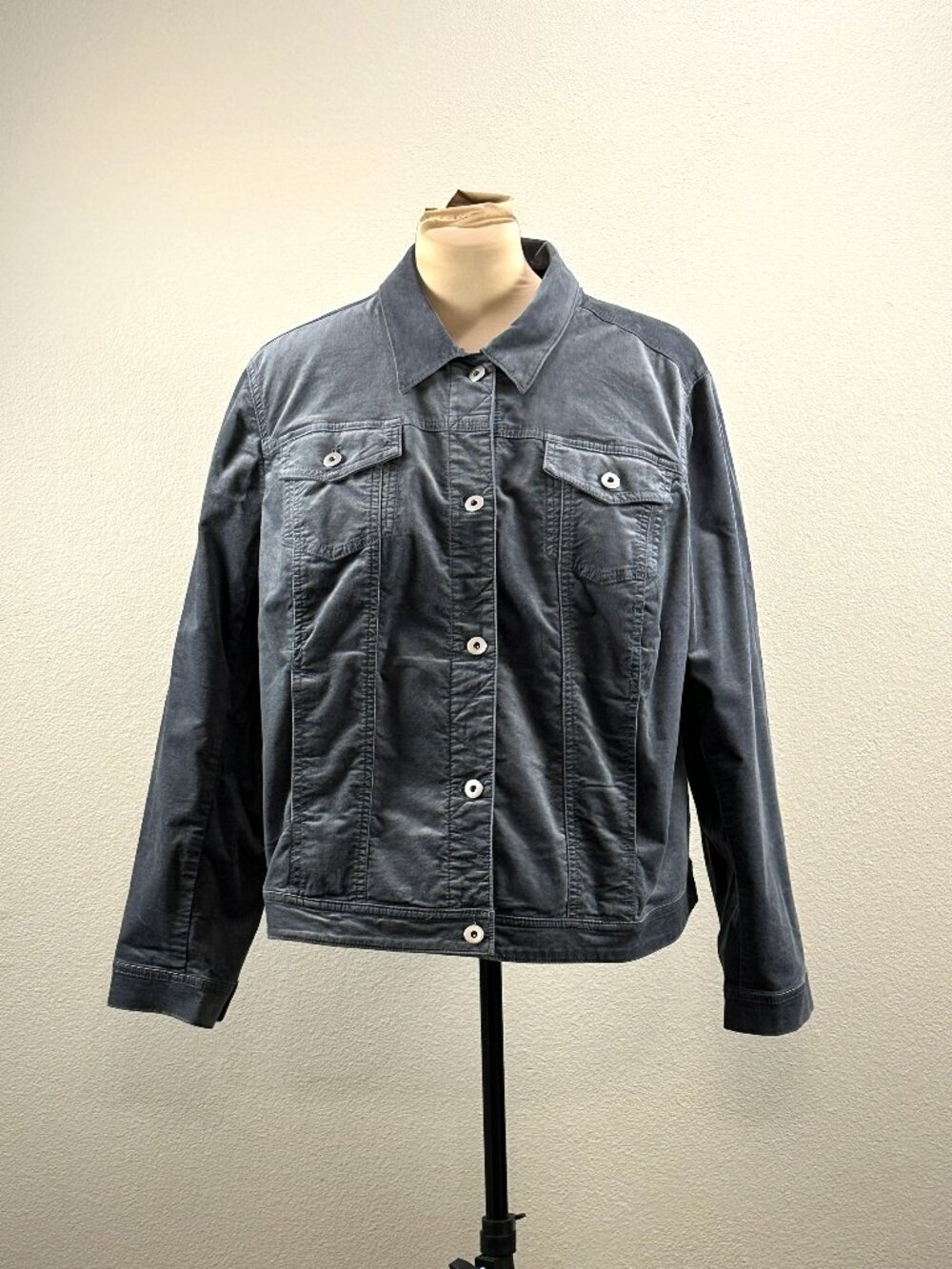 J. Jill Velvet Jean Jacket NWOT